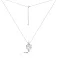 Серебряное колье Сердце с фианитами (арт. 7507/2499) – изображение 3