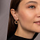 Серьги-подвески из красного золота (арт. 1092141) – изображение 3