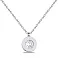 Серебряное колье с фианитом (арт. 7507/1755) – изображение 1