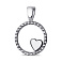 Серебряный кулон с фианитами (арт. 7503/4203) – изображение 1