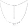 Серебряное колье с фианитом (арт. 7507/2569) – изображение 2