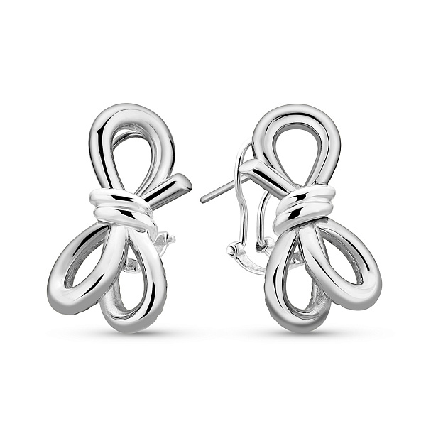 Серьги Francelli из белого золота (арт. е1091976б) – изображение 1