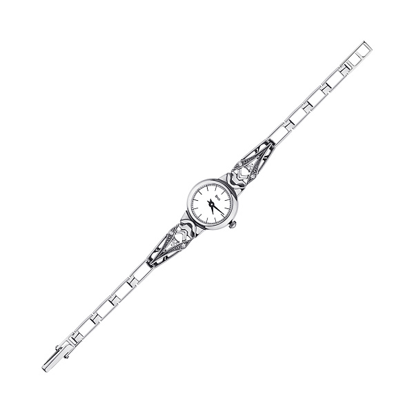 Серебряные часы с фианитами (арт. 7926/7100012/2) – изображение 1