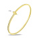 Браслет из серебра Trendy Style с фианитами и желтым родированием (арт. 7509/3719ж) – изображение 2