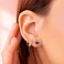 Серьги из красного золота без камней (арт. 109150) – изображение 2