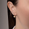 Серьги из красного золота без камней (арт. 110050) – изображение 2