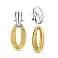 Серьги из желтого и белого золота Francelli (арт. е1091775бж) – изображение 1