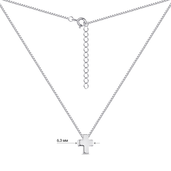 Серебряное колье (арт. 7507/1574) – изображение 3