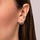 Золотые сережки с фианитами (арт. 111175) – изображение 2