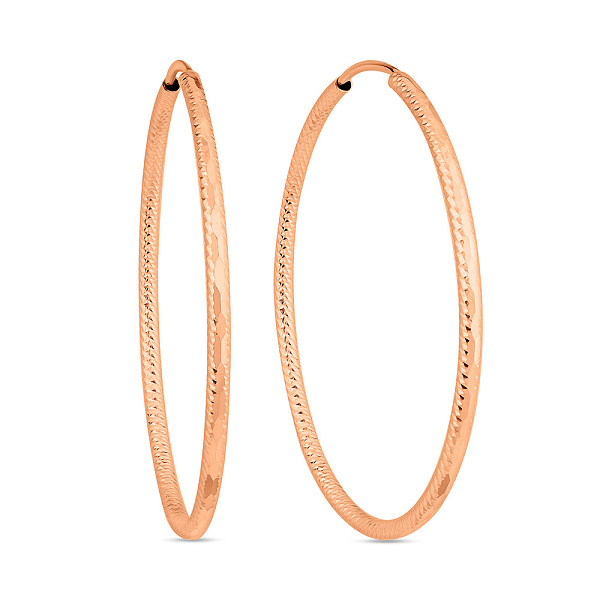 Золотые серьги-конго (арт. 122051/40) – изображение 1
