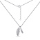 Серебряное колье "Перо" (арт. 7507/1572) – изображение 2