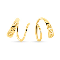 Сережки з жовтого золота (арт. 109150ж)