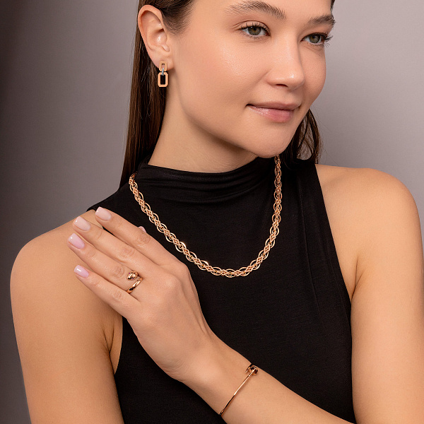 Колье из красного золота (арт. 350111) – изображение 3