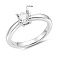 Серебряное кольцо с фианитом (арт. 7501/8883) – изображение 2