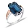 Серебряное кольцо с танзанитом (арт. 7201/108Тзнскп) – изображение 1
