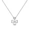Серебряное колье Сердце с перламутром (арт. 7507/2395п) – изображение 1