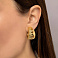Серьги из желтого золота Francelli (арт. е1091845ж) – изображение 2