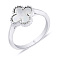 Серебряное кольцо с перламутром (арт. 7501/1127/10п) – изображение 1