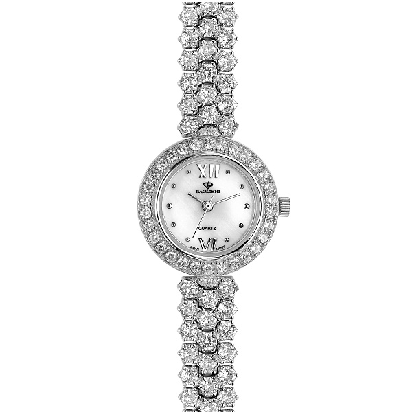 Серебряные часы с фианитами (арт. 7526/318п) – изображение 2