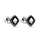 Серьги из серебра с керамикой (арт. 7518/1908303кмч) – изображение 1