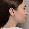 Серьги-кольца из желтого золота (арт. 121902/15ж) – изображение 3
