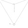 Серебряное колье с подвеской с фианитом (арт. 7507/2557) – изображение 3