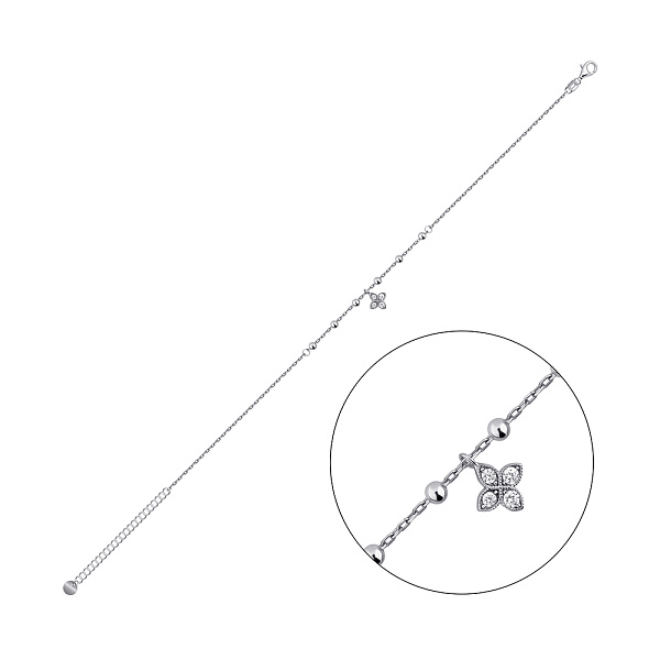 Серебряный браслет с фианитами (арт. 7509/5007) – изображение 1