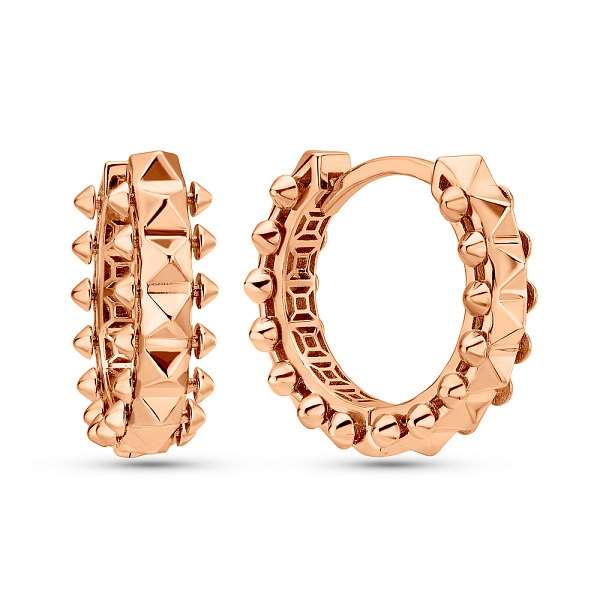 Серьги из красного золота (арт. 1091824/20) – изображение 1