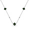 Серебряное колье с ониксом (арт. 7507/2319/7оз) – изображение 1