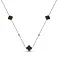 Серебряное колье с ониксом (арт. 7507/2319/7оз) – изображение 1