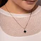 Кулон из красного золота с ониксом (арт. 441446/10о) – изображение 2