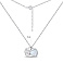 Серебряное колье Сердце с перламутром (арт. 7507/1870п) – изображение 3