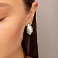 Серьги из белого золота Francelli (арт. е1091999б) – изображение 3