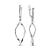 Серебряные серьги с подвеской (арт. 7502/1100354) – изображение 1