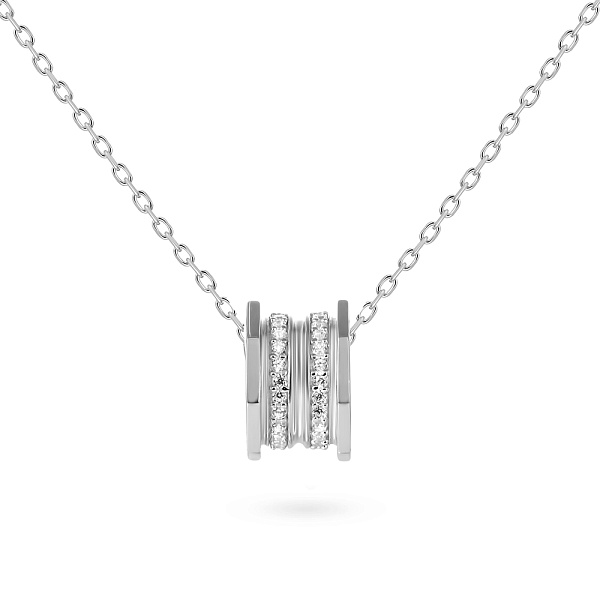 Серебряное колье с фианитами (арт. 7507/980) – изображение 1