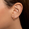 Серьги золотые Сердце (арт. 110063) – изображение 2