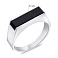 Серебряная печатка с ониксом (арт. 7506/0881.10о) – изображение 2