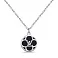 Серебряное колье с ониксом (арт. 7507/1690о) – изображение 1