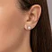 Серебряные серьги с жемчугом (арт. 7518/2186663жб) – изображение 2