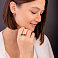 Золотые серьги Francelli (арт. 1091267жзкр) – изображение 3