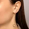 Сережки Шарики из красного золота (арт. 1101148) – изображение 2