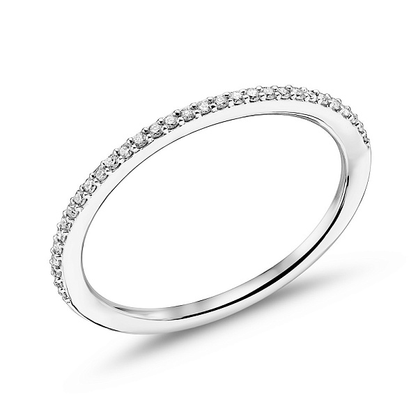Кольцо из белого золота с бриллиантами (арт. К341421010б) – изображение 1
