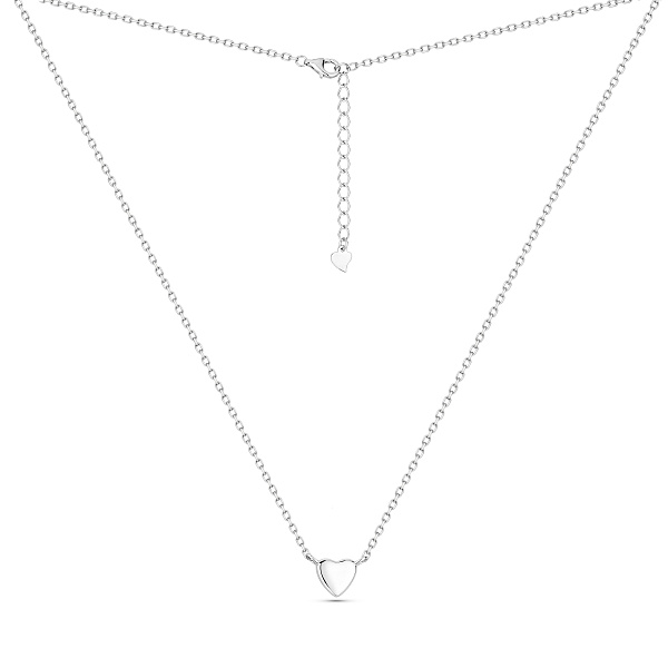 Серебряное колье Сердечко (арт. 7507/2564) – изображение 1