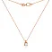 Колье из красного золота с бриллиантом (арт. Ц011289005) – изображение 2
