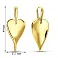 Серьги-подвески Francelli из желтого золота (арт. е1092004ж) – изображение 3