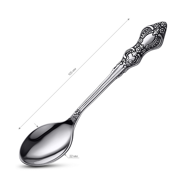 Серебряная чайная ложка (арт. 7922/8100263) – изображение 2