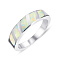 Серебряное кольцо с опалом (арт. 7501/4657Поб) – изображение 1