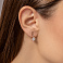Золотые серьги с фианитами (арт. 113500) – изображение 3