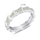 Серебряное кольцо с опалом (арт. 7501/6735Поб) – изображение 2