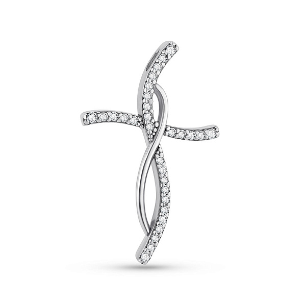 Серебряный подвес с фианитами (арт. 7503/986П) – изображение 1